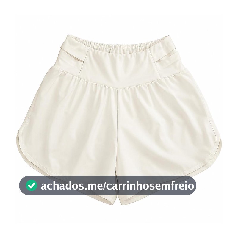 SHORT DUPLO FEMININO 360 WHITE