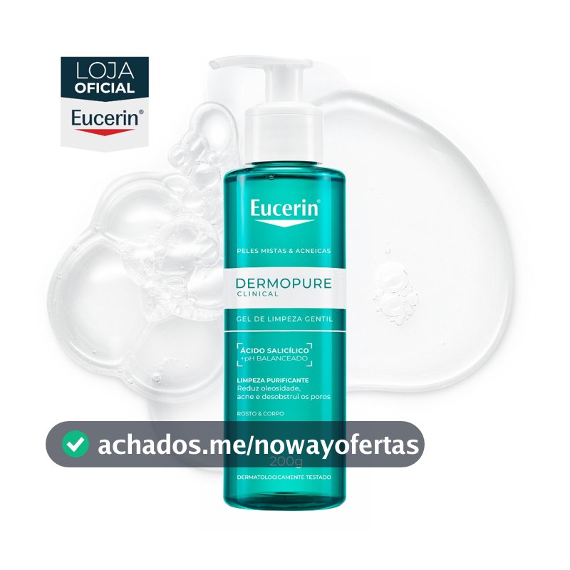 EUCERIN Dermopure Clinical Gel de Limpeza Gentil 200ml