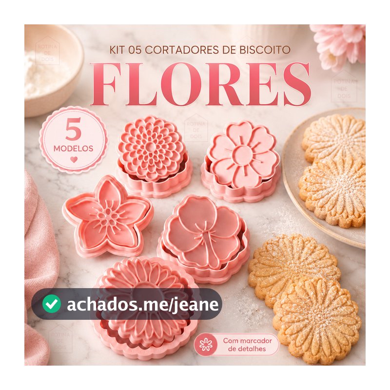 Cortadores de Biscoito Flores Com Marcador Para Confeitaria Pasta Americana Fondant  Massinha