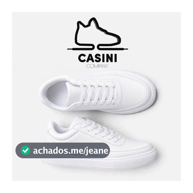 Tênis Branco Masculino Casual Unissex Pronta Entrega
