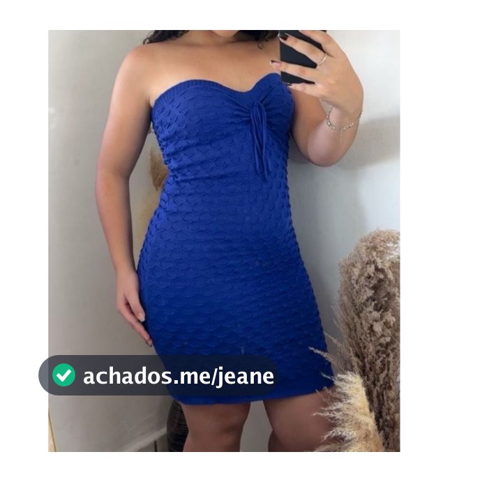 Vestido Yasmin femenino Curto Tricot Justo Tomara Que Caia Estilo Escama