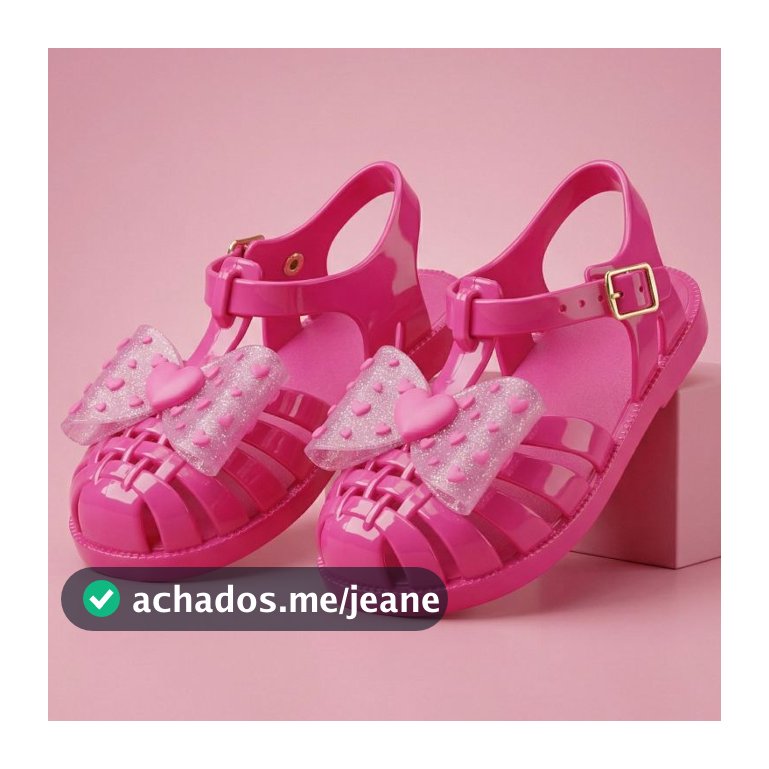Sandália Infantil Menina Antiderrapante Macia Confortável Leve Estilo Aranha com Coração
