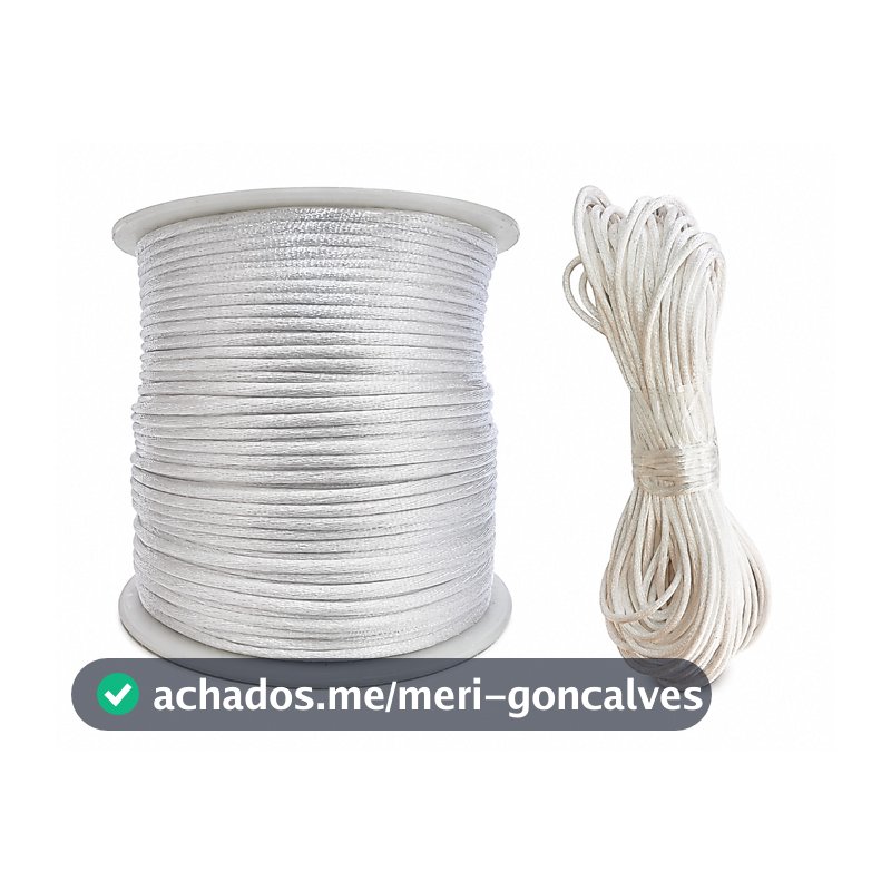 Fio Cetim 1mm  10m ou 50m Rolo Cordão Seda Rabo De Rato colorido tranças colar pingentes artesanatos chinelo