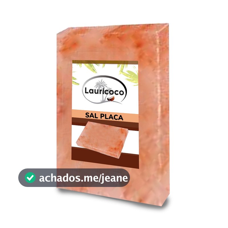 Placa Pedra De Sal Rosa Himalaia Churrasco 30x20x4cm X (1 Unx5Kg) - Lauricoco