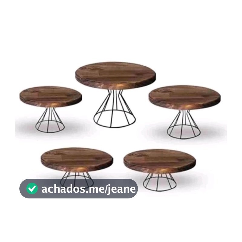Kit de boleira modelo Roma feito em ferro e pinus rústica