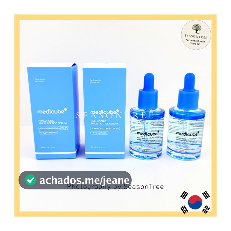 [medicube] Soro Hialurônico Multi Peptídeo (30ml/30ml + 30ml) Cuidado Luminoso Diário