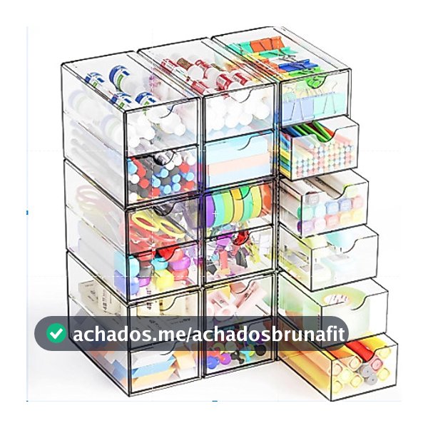 Organizador de Gavetas Empilhável , Caixa Organizadora de Plástico Múltiplas Camadas para Quarto e Escritório