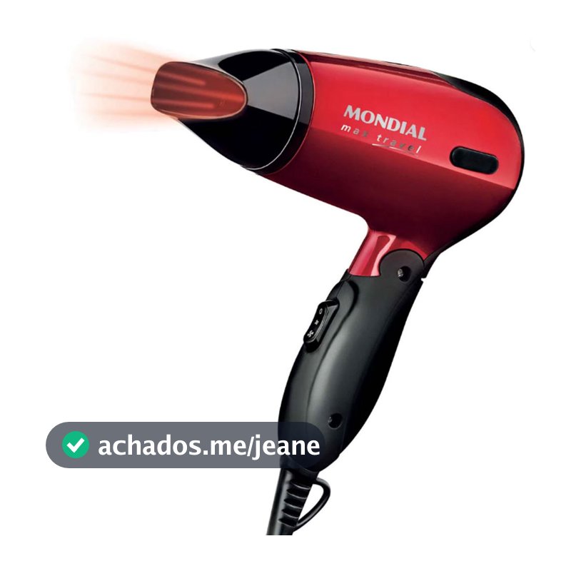 Secador de Cabelos Max Travel SC-10 1200W Mondial