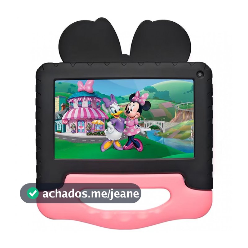 Tablet Infantil Minnie NB414 Wi-Fi Tela de 7 64GB 4GB de RAM Android 13 Multilaser