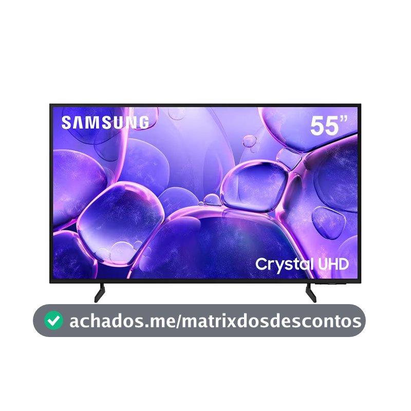 Smart TV 55 4K 55U8600F Crystal HDR Tizen Alexa e Xbox Gaming Samsung