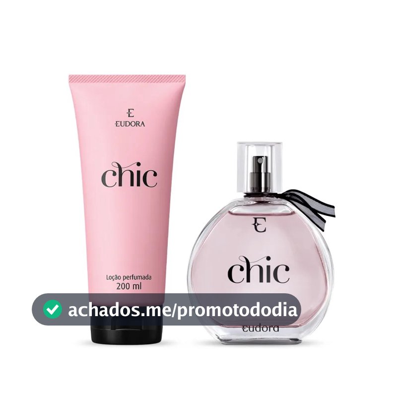 Chic: Desodorante Colônia 95ml + Loção Corporal 200ml