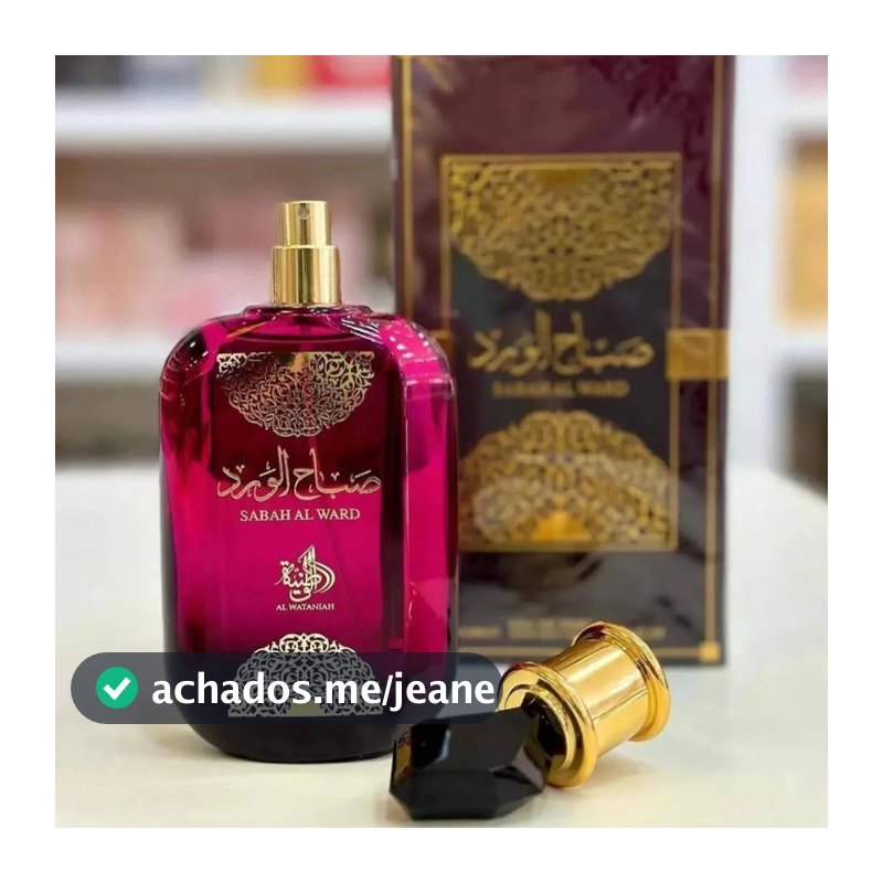 Perfume Árabe Feminino Al Wataniah Sabah Al Ward Edp 100ml