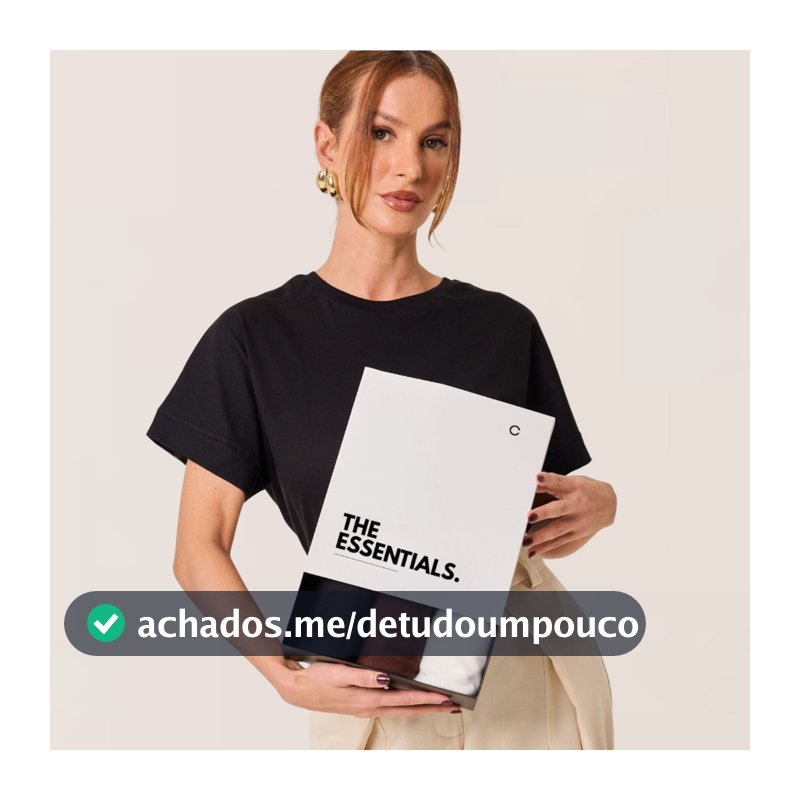 Kit 3 T-Shirts Oversized Classic Algodão Cléa Store