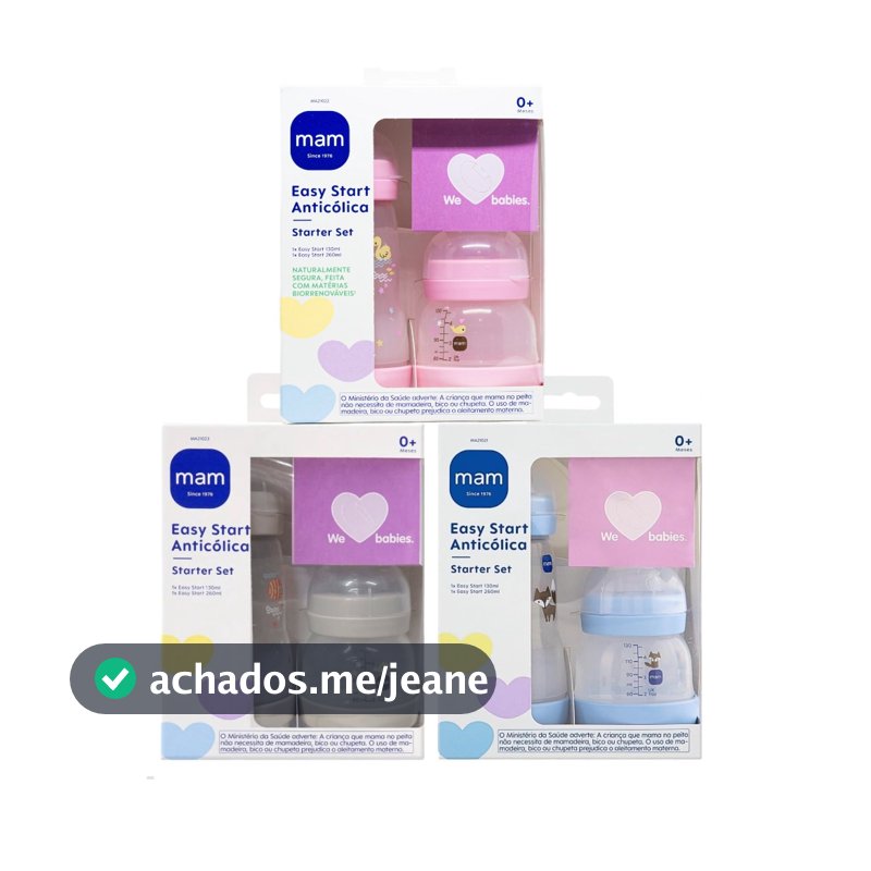 Kit 2un Mamadeira MAM START Anticólica 130ml e 260ml