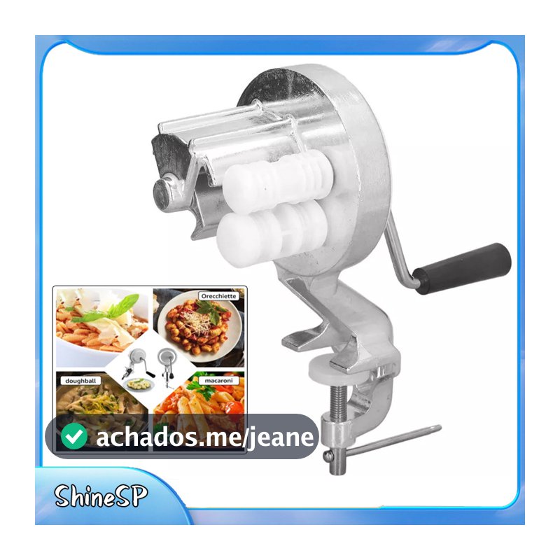 Máquina Manual De Fazer Macarrão Cavatelli Novo Macarrão Para Cozinha Portátil Manivela Máquina