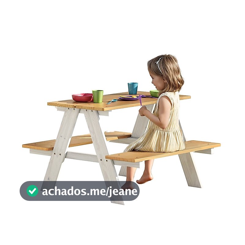 Mesa Infantil de Atividades, Playground e Piquenique - Picnic