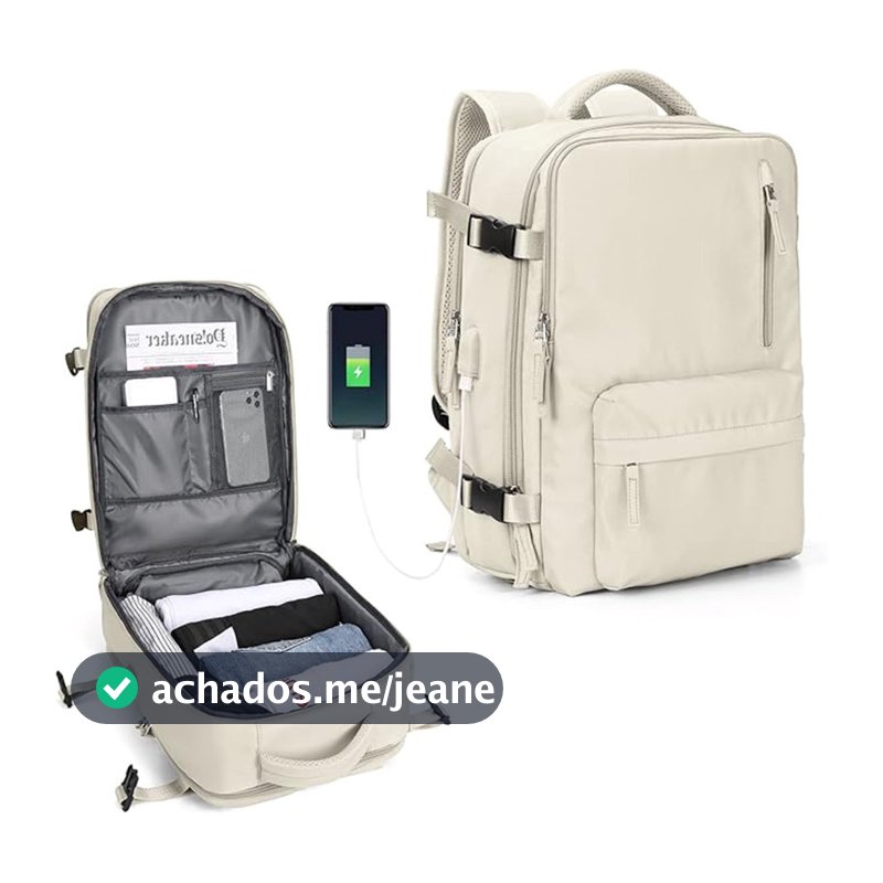 Mochila De Viagem Feminina Masculina Grande Capacidade Multifuncional Para Notebook Resistente Agua Anti Derramamento