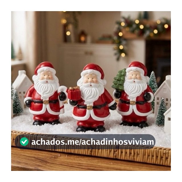 Papai Noel Enfeite Natalino Resina Decoração Árvore Natal Estátua Natal Decoração Natal Decorativo