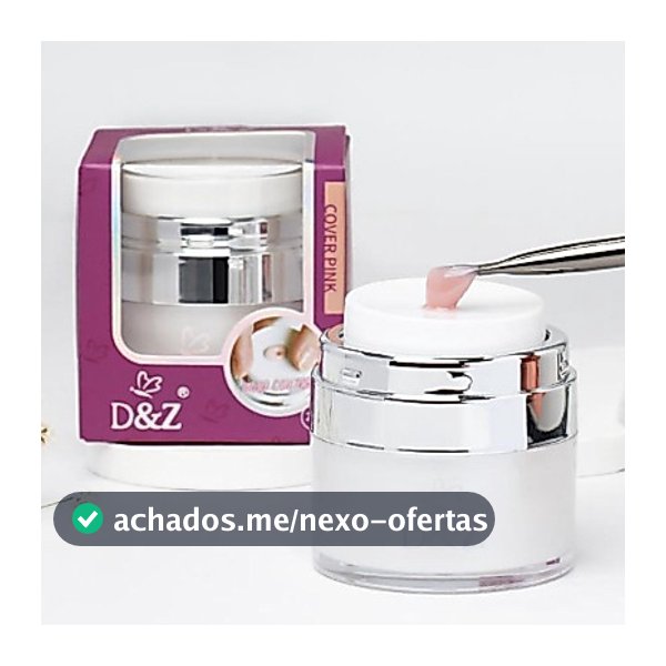 Frasco Pump Gel Hard Borboleta D&Z 22g