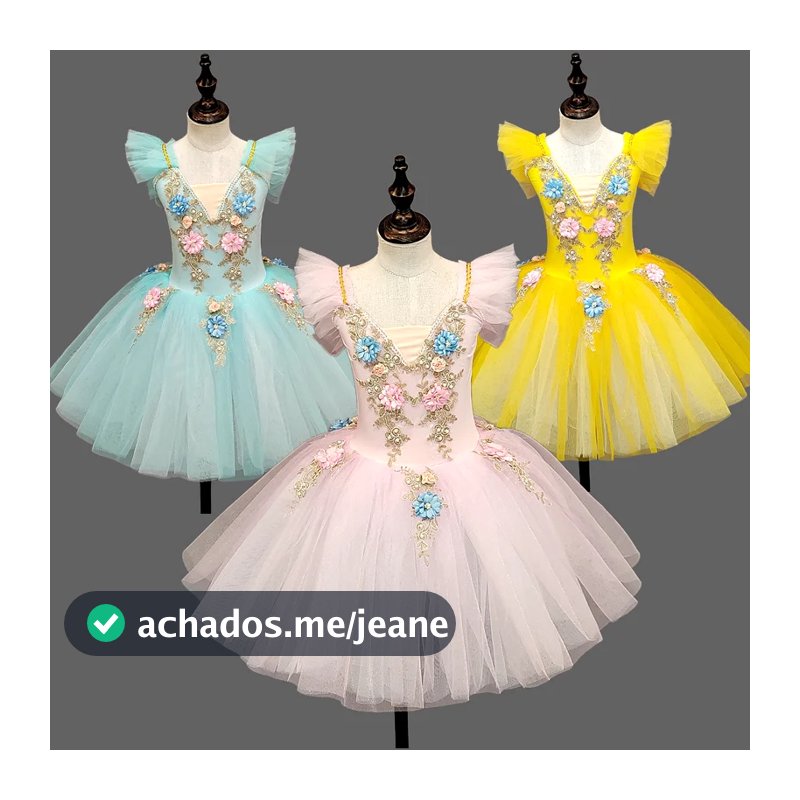 Vestidos De Balé Para Meninas , Dança , Trajes Infantis , Programas Do campus performance Coletiva Dançarina