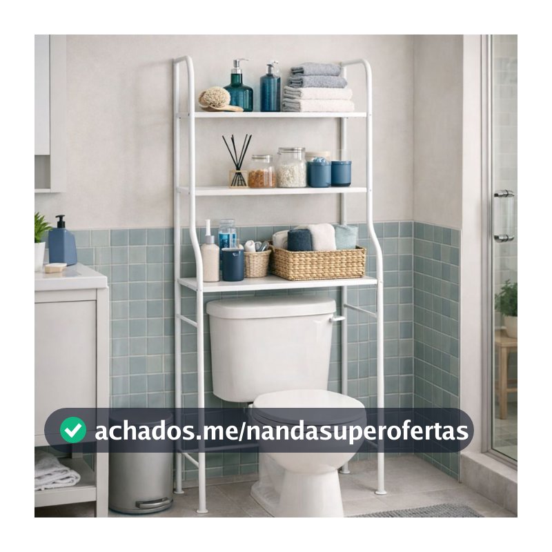 Rack Estante Para Banheiro Prateleira Vaso Sanitário