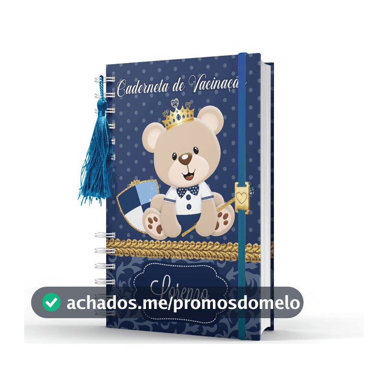 Caderneta de Vacina Capa Dura Personalizada