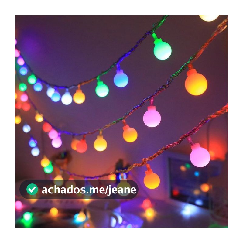 Granfei LED cordão iluminação 10metros comprimento  66 lâmpadas decoração  festas de Natal 1UN-3UN