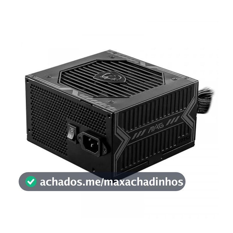 Fonte ATX MSI 650W MAG 2.4 PCIE 80 Plus Bronze 306-7ZPAX39-HH9