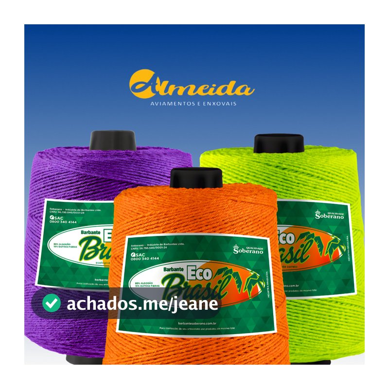 Barbante Eco Brasil 700 Gramas - FIO Nº 4