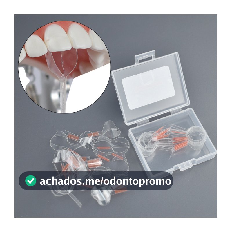 20 Pcs Matriz Twin Anterior Matrizes De Poliéster Transparentes