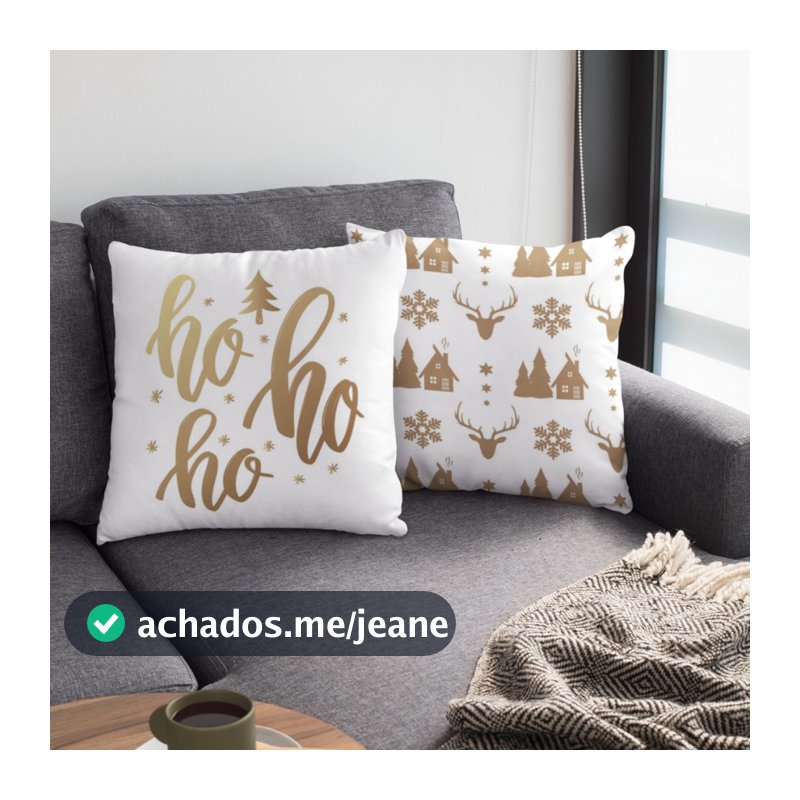 Capas De Almofada Decorativas Natalinas 45x45 - Decoração Para Natal