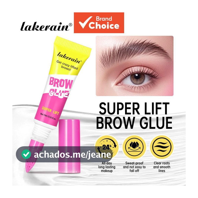 Gel Para Sobrancelhas Lakerain Extreme Hold – Fórmula De Configuração Clara , À Prova D'água De Suor Quick Sculpt & Lift