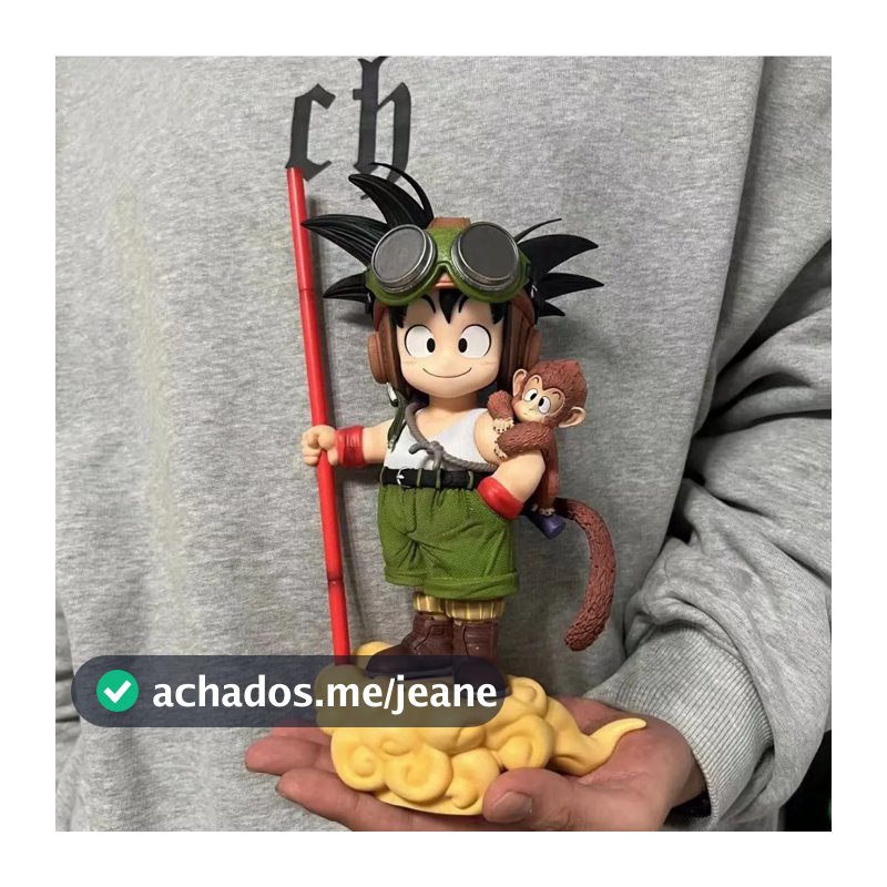 Figura de Coleção Goku Infantil 18cm PVC, Boneco Estilo Anime, Decoração de Mesa, Presente para Fãs