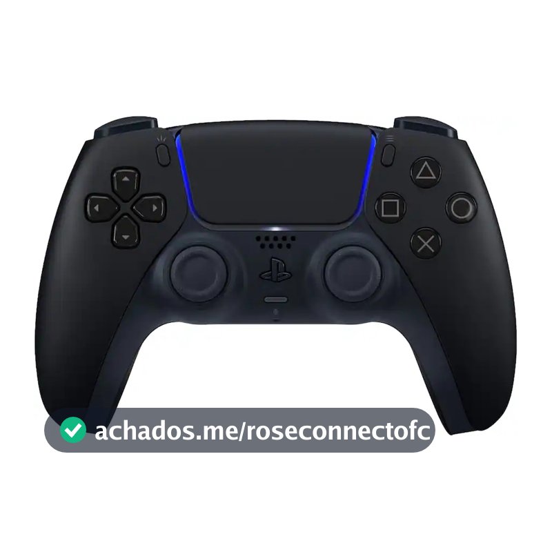 Controle PS5 Sony Dualsense sem fio JoyStick - Midnight Black