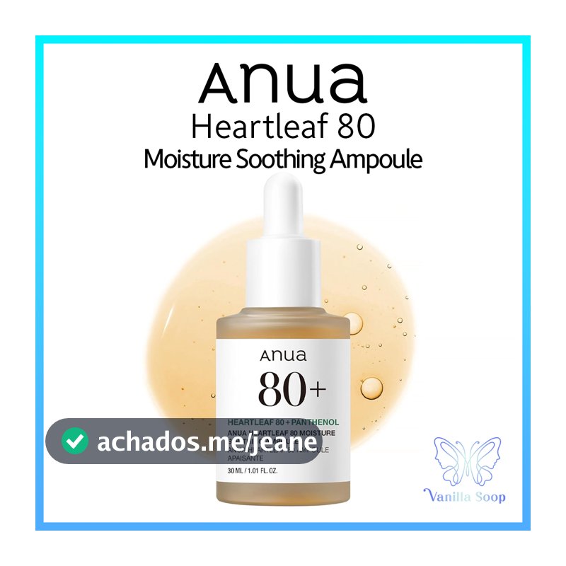 [ANUA] Ampola Calmante Hidratante Heartleaf 80 30ml