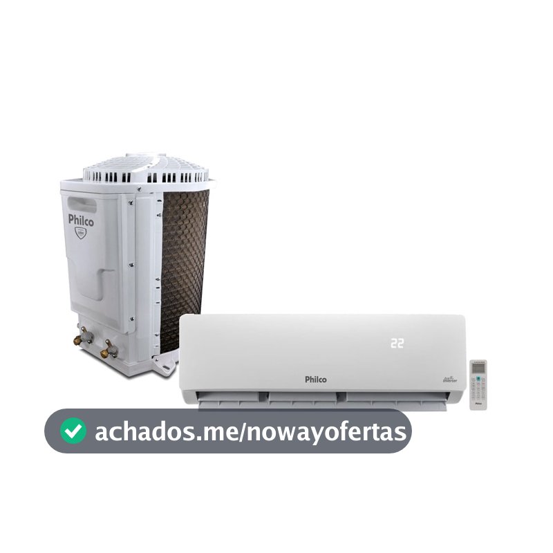 Ar Condicionado Split Philco Inverter 12000 BTU/h Frio PAC12FT - 220 Volts