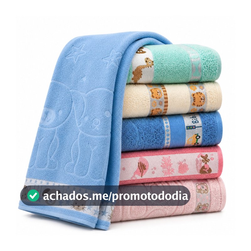 Toalha Bebê Infantil Banho 100% Algodão Macia Para Bordar Nome Enxoval Bebe Luxo Presente Cha bebe