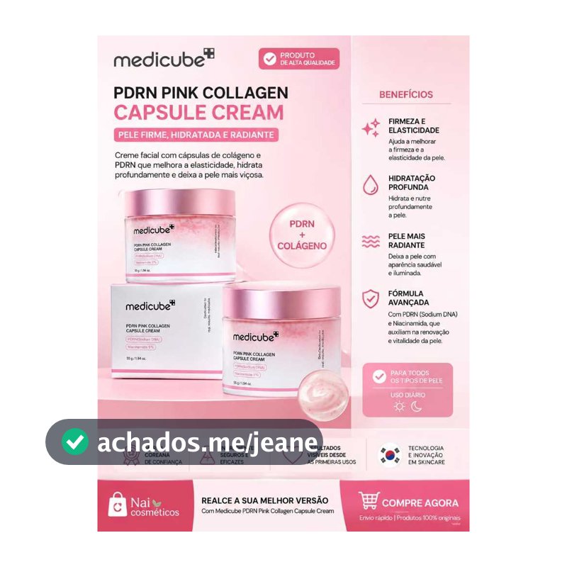 medicub pdr pink collagen capsule cream 55g