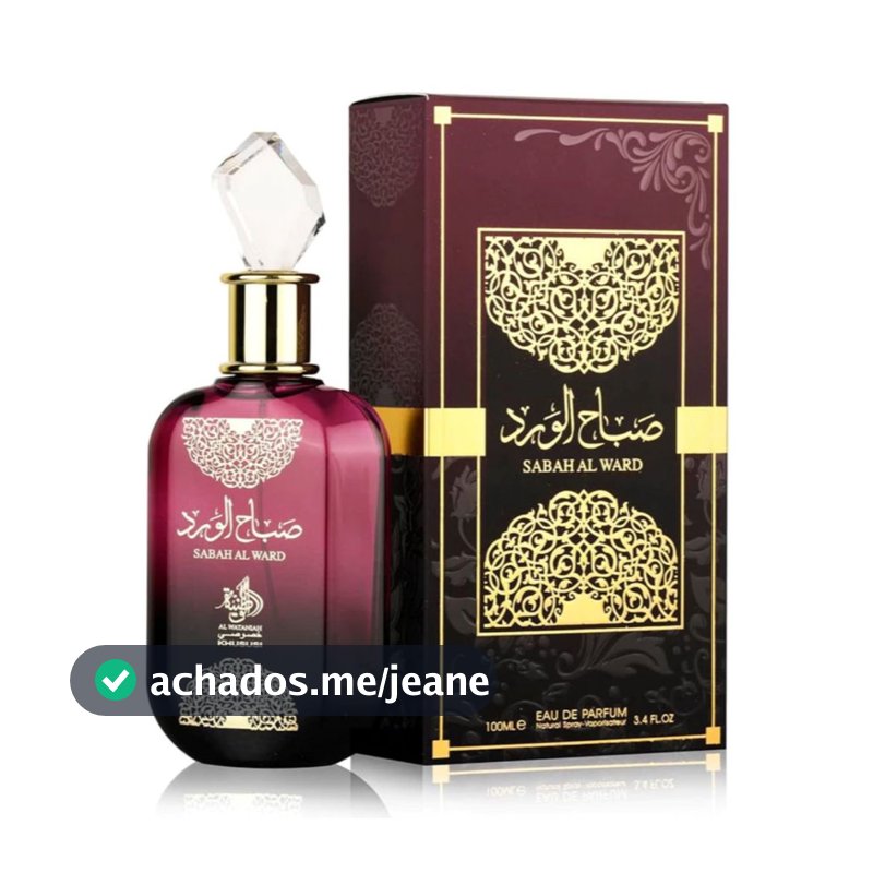 Perfume Arabe Original Al Wataniah Feminino Sabah Al Ward Eau de Parfum 100ml – (Original)  entrega rapida