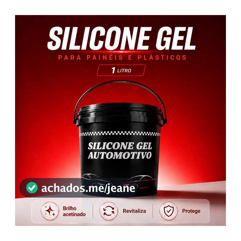 SILICONE GEL PARA PAINEIS E PLASTICOS AUTOMOTIVO 1 LITRO REVITALIZADOR DE PLASTICO