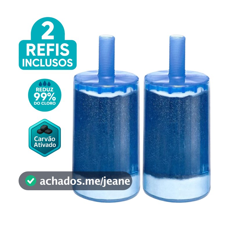 Kit 2 Unidades - Vela Refil Para Filtro de Torneira Universal Ativi Filtro