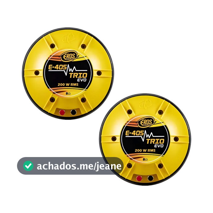 Kit 2 Driver Eros E-405 Trio Evo 200w Rms 8 Ohms