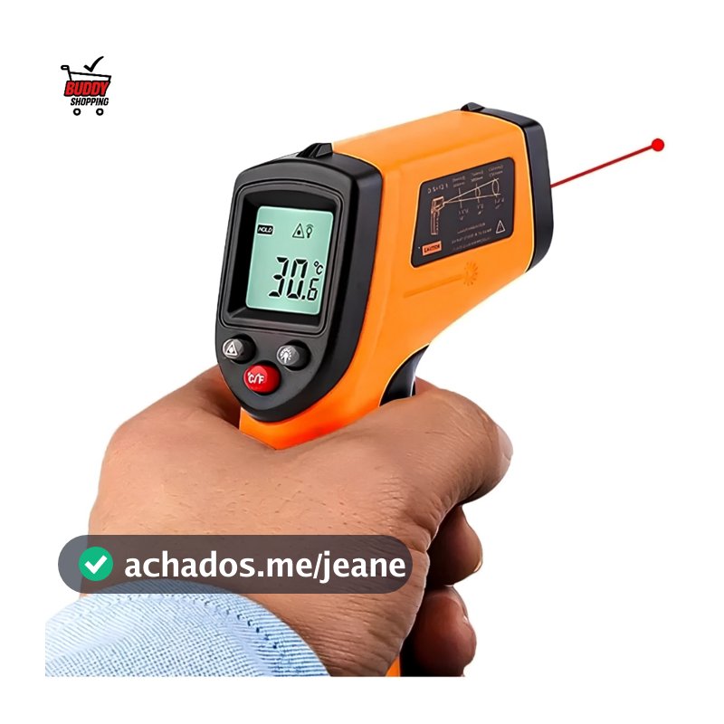 Termômetro Infravermelho Digital Laser Medidor De Temperatura -50 A 550°C Culinário Industrial
