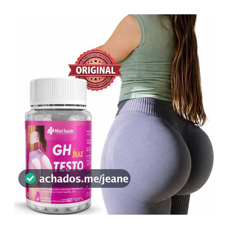 GH TESTO MAX - Bumbum Maior e Mais Firme