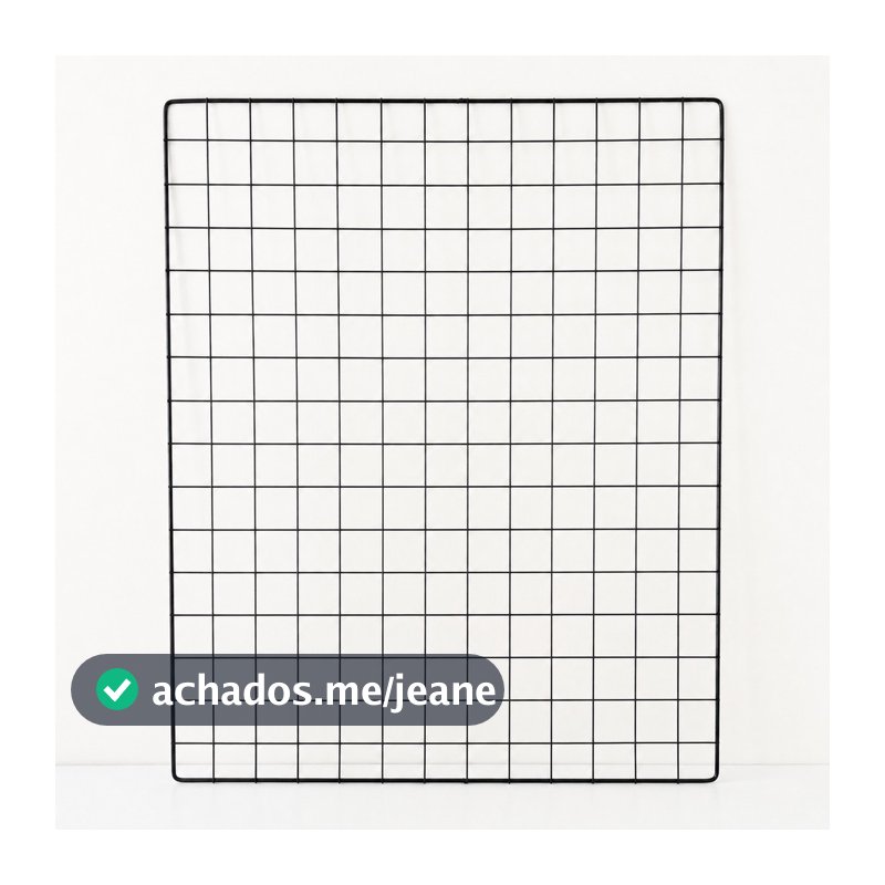 Tela Aramada 60x80 Grade Aço Memory Board, Expositor, Organização