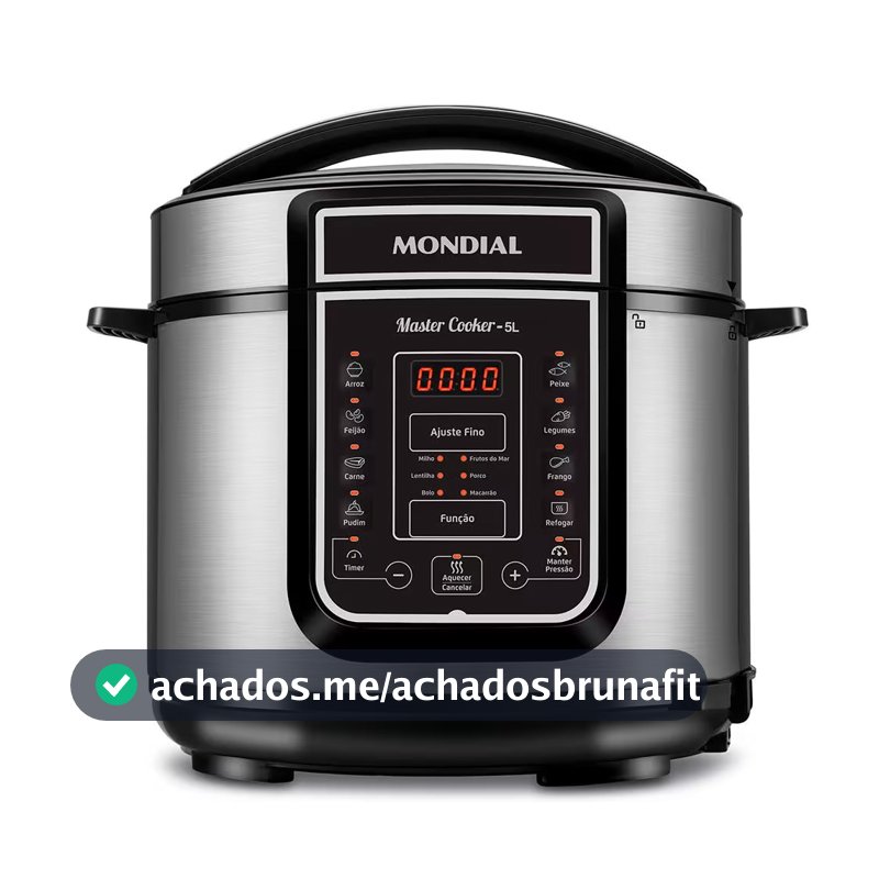 Panela Elétrica de Pressão Digital Master Cooker PE38 5 Litros Mondial