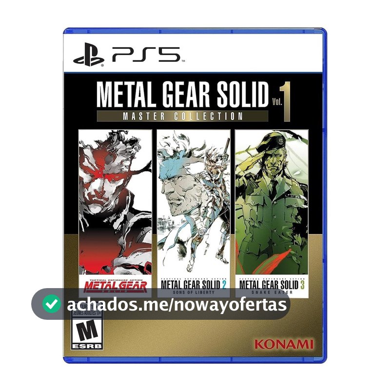 Metal Gear Solid Master Collection Vol 1 PS5 Midia Fisica