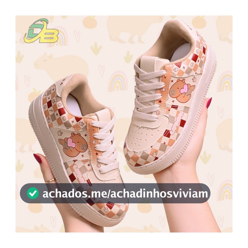 Tenis Infantil Capivara Feminino Menina Promoção Lançamento