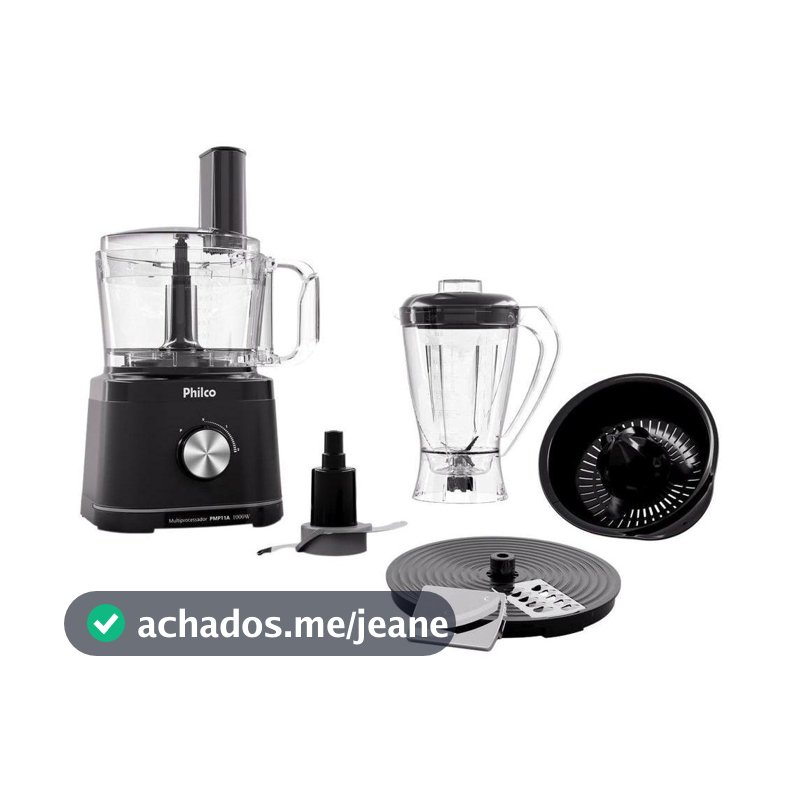 Multi-processador Philco 1000W Preto Concept PMP11A 5 em 1 101201031