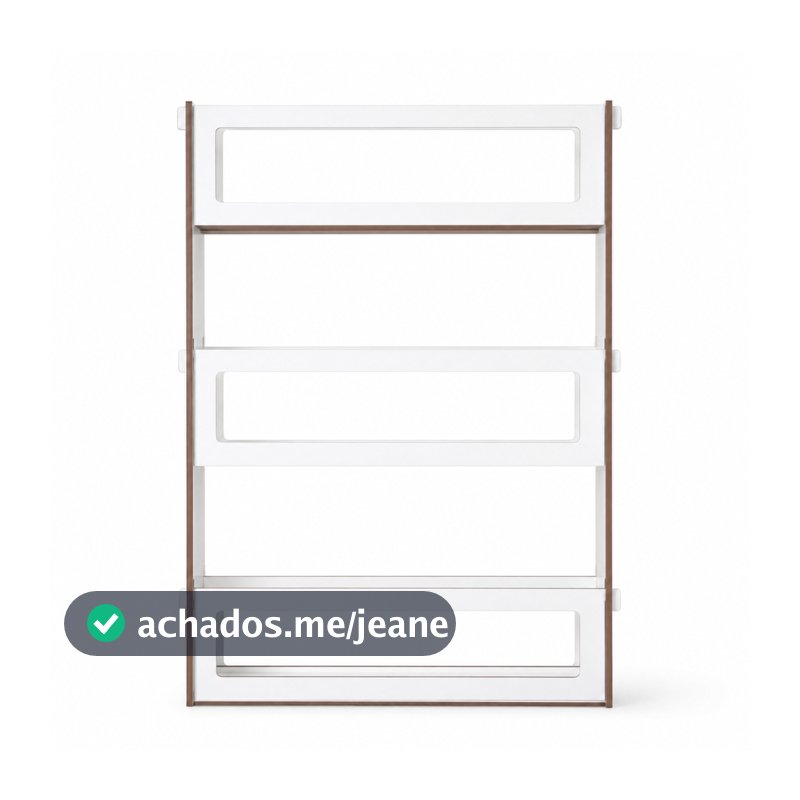 Porta Livro Infantil De Parede MDF Estante Decorativa para Quarto e Brinquedoteca Organizador Nicho